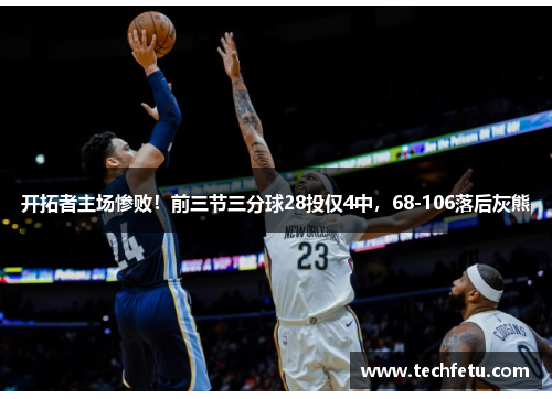 开拓者主场惨败！前三节三分球28投仅4中，68-106落后灰熊